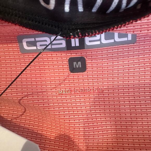 Castelli inGamba Men's Competizione Short Sleeve Red&White Jersey sz M NWT $ - Picture 5 of 7